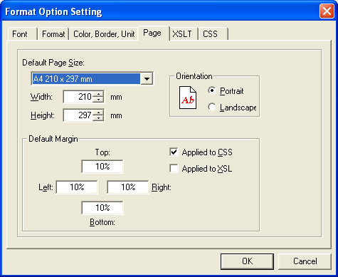 Page Setting
