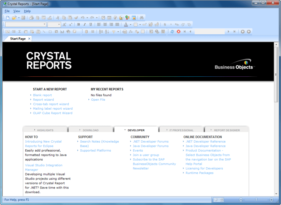Crystal reports version 7 2017 and torrent